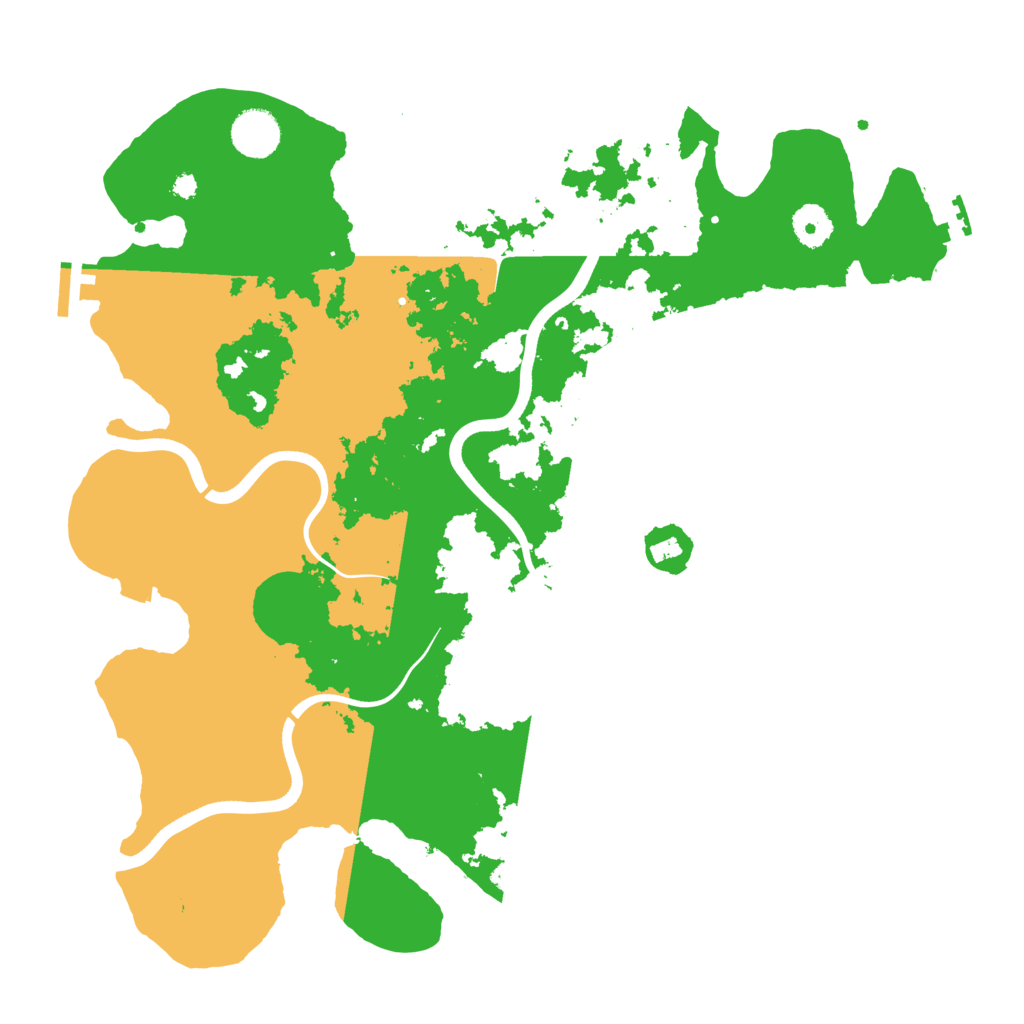 Biome Rust Map: Procedural Map, Size: 3800, Seed: 3057379