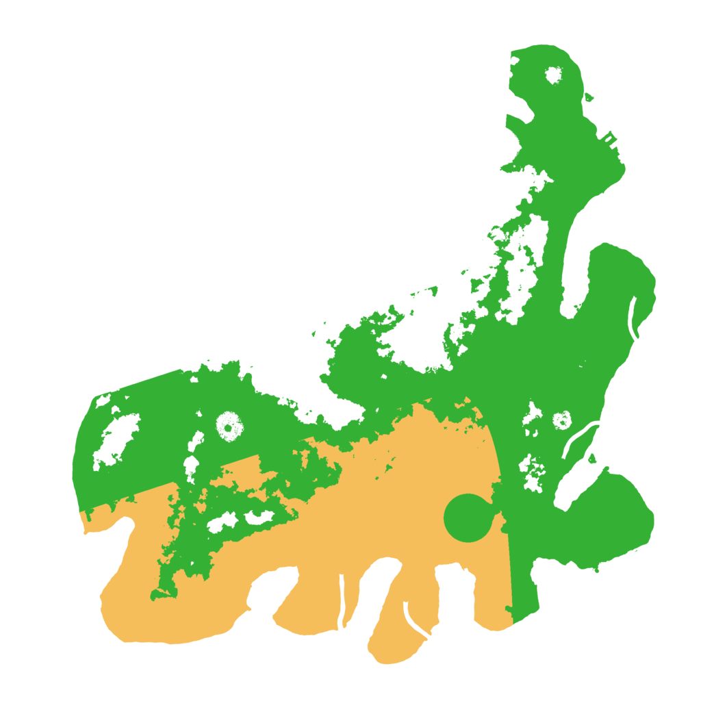 Biome Rust Map: Procedural Map, Size: 3800, Seed: 3784357