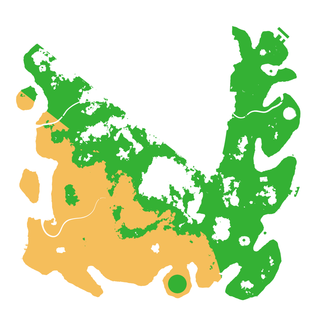Biome Rust Map: Procedural Map, Size: 4500, Seed: 3139720