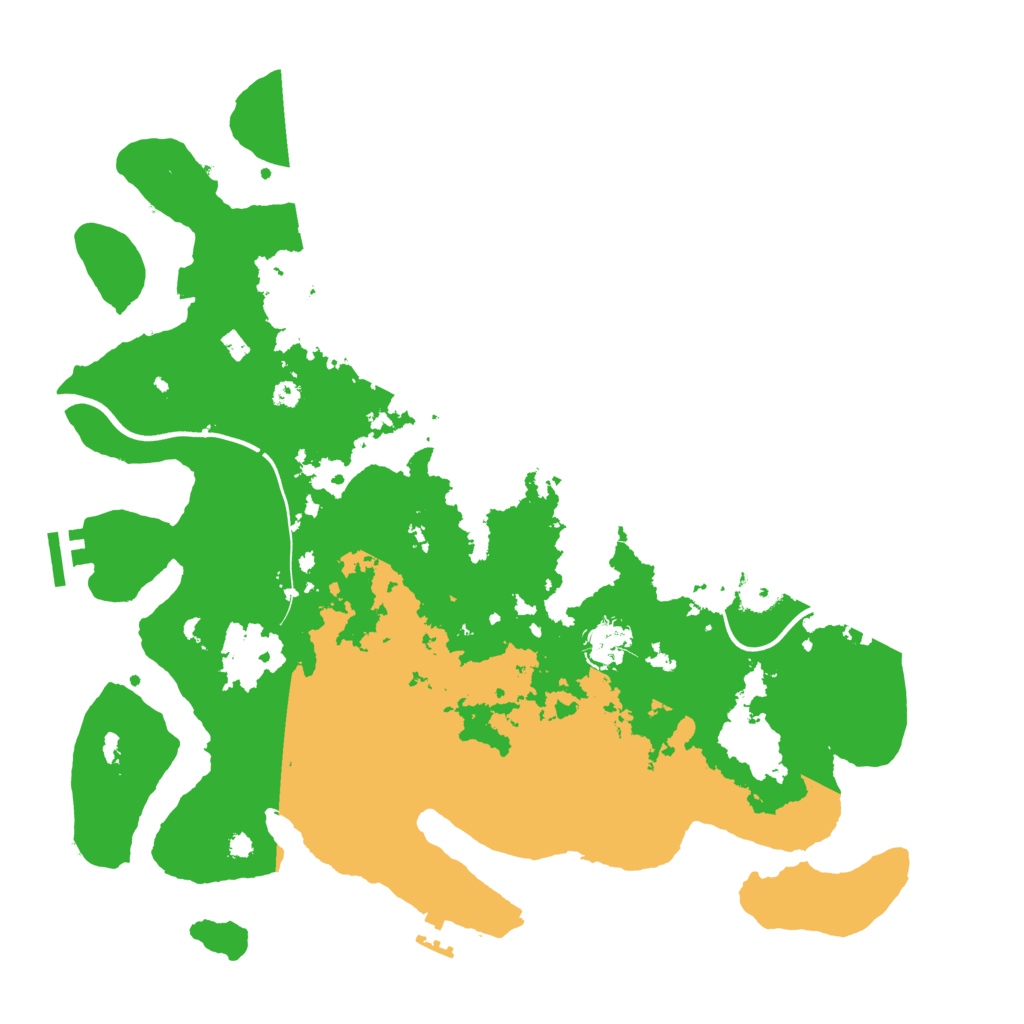 Biome Rust Map: Procedural Map, Size: 3800, Seed: 1040296