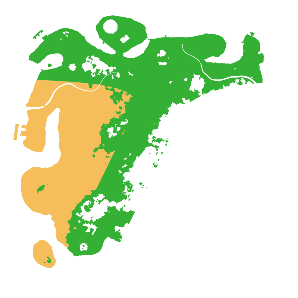 Biome Rust Map: Procedural Map, Size: 3700, Seed: 18032022