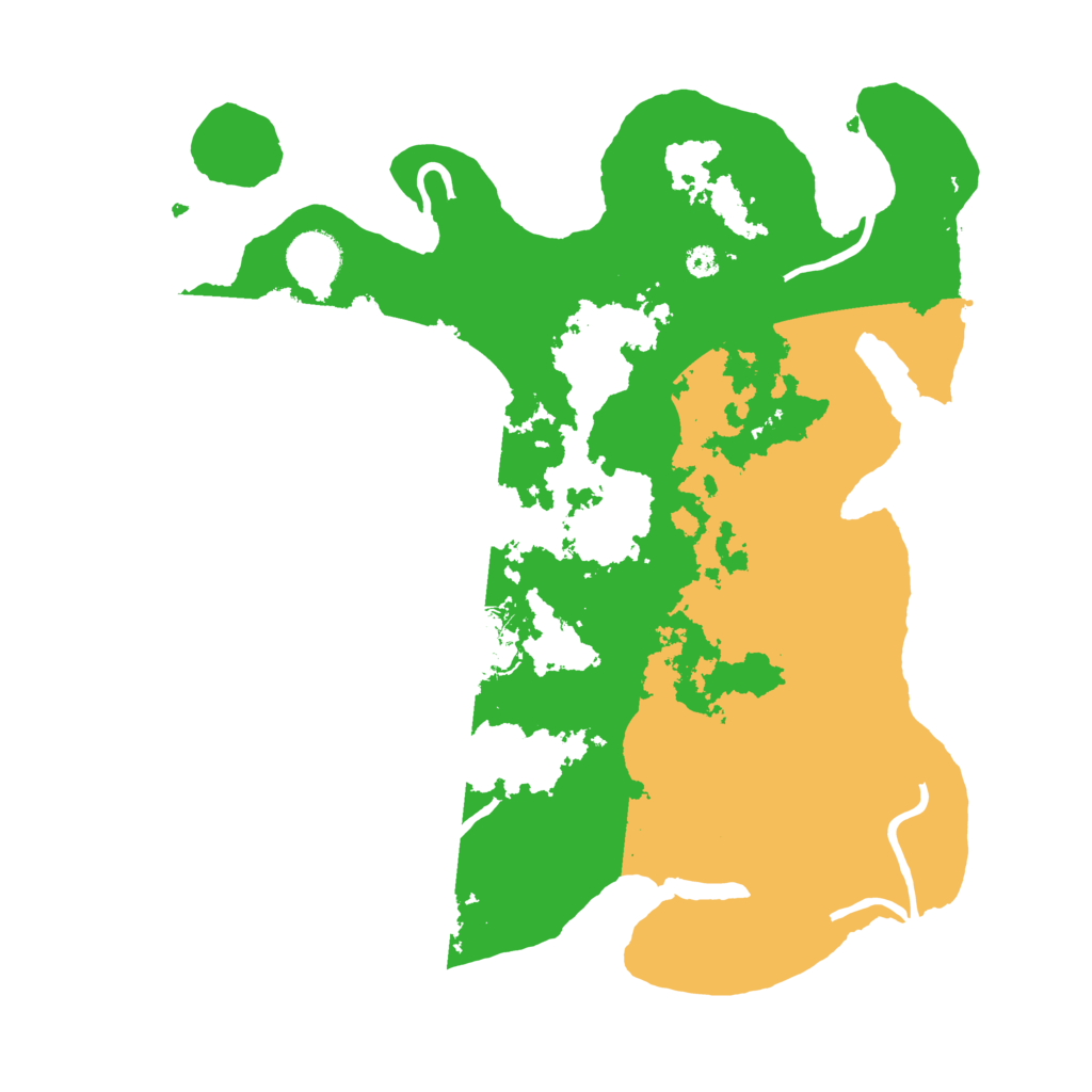 Biome Rust Map: Procedural Map, Size: 3500, Seed: 5167561