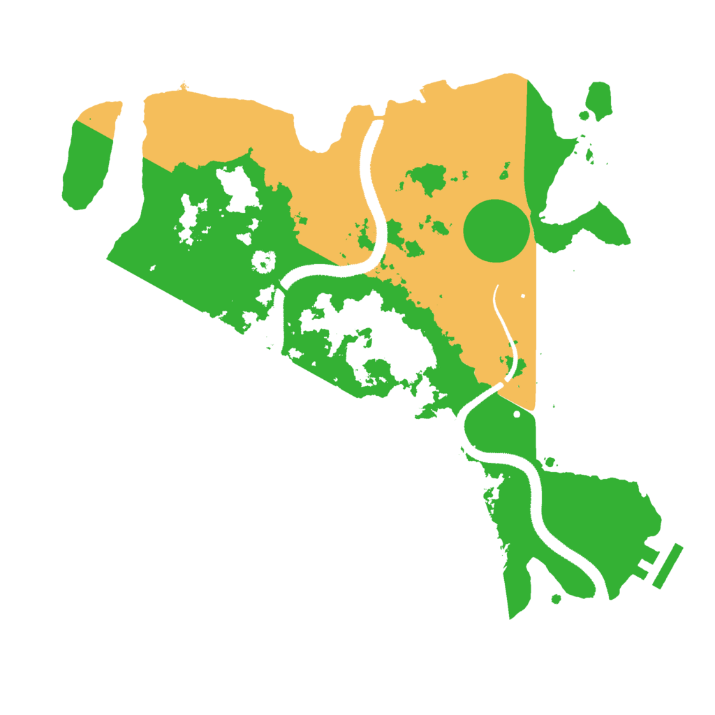Biome Rust Map: Procedural Map, Size: 3000, Seed: 771510691