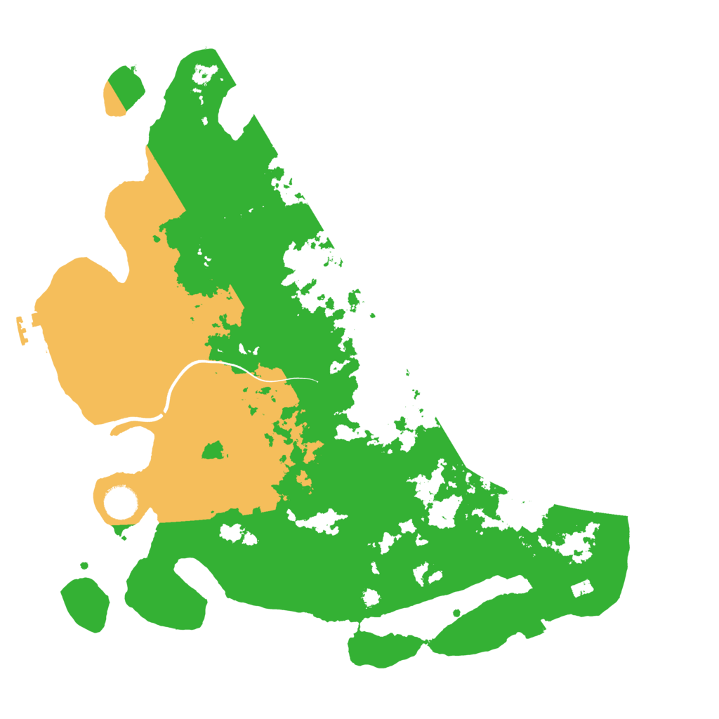 Biome Rust Map: Procedural Map, Size: 3800, Seed: 5302442