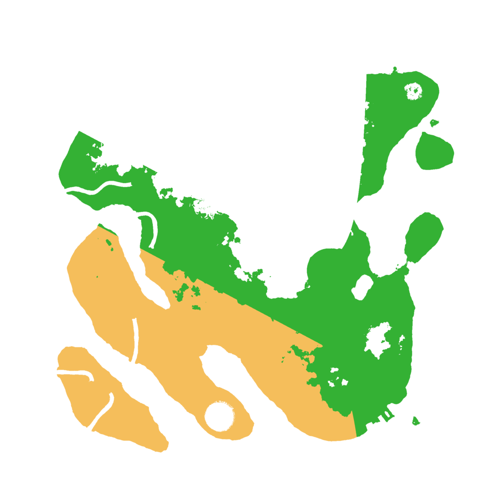 Biome Rust Map: Procedural Map, Size: 3000, Seed: 100373343