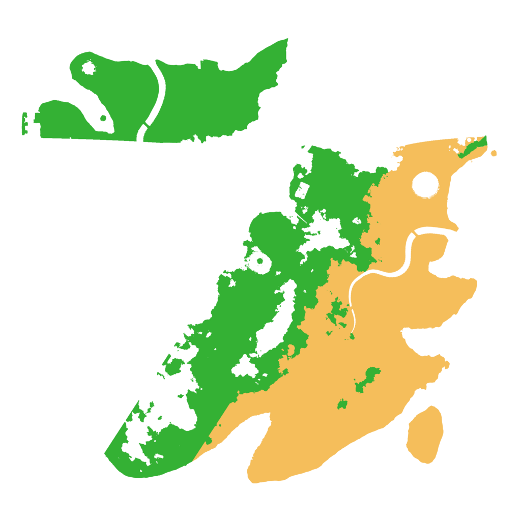 Biome Rust Map: Procedural Map, Size: 3500, Seed: 4294047