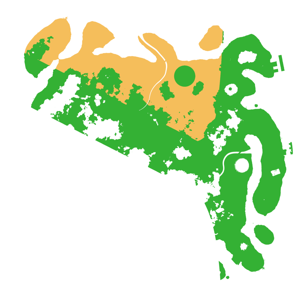 Biome Rust Map: Procedural Map, Size: 3800, Seed: 596924