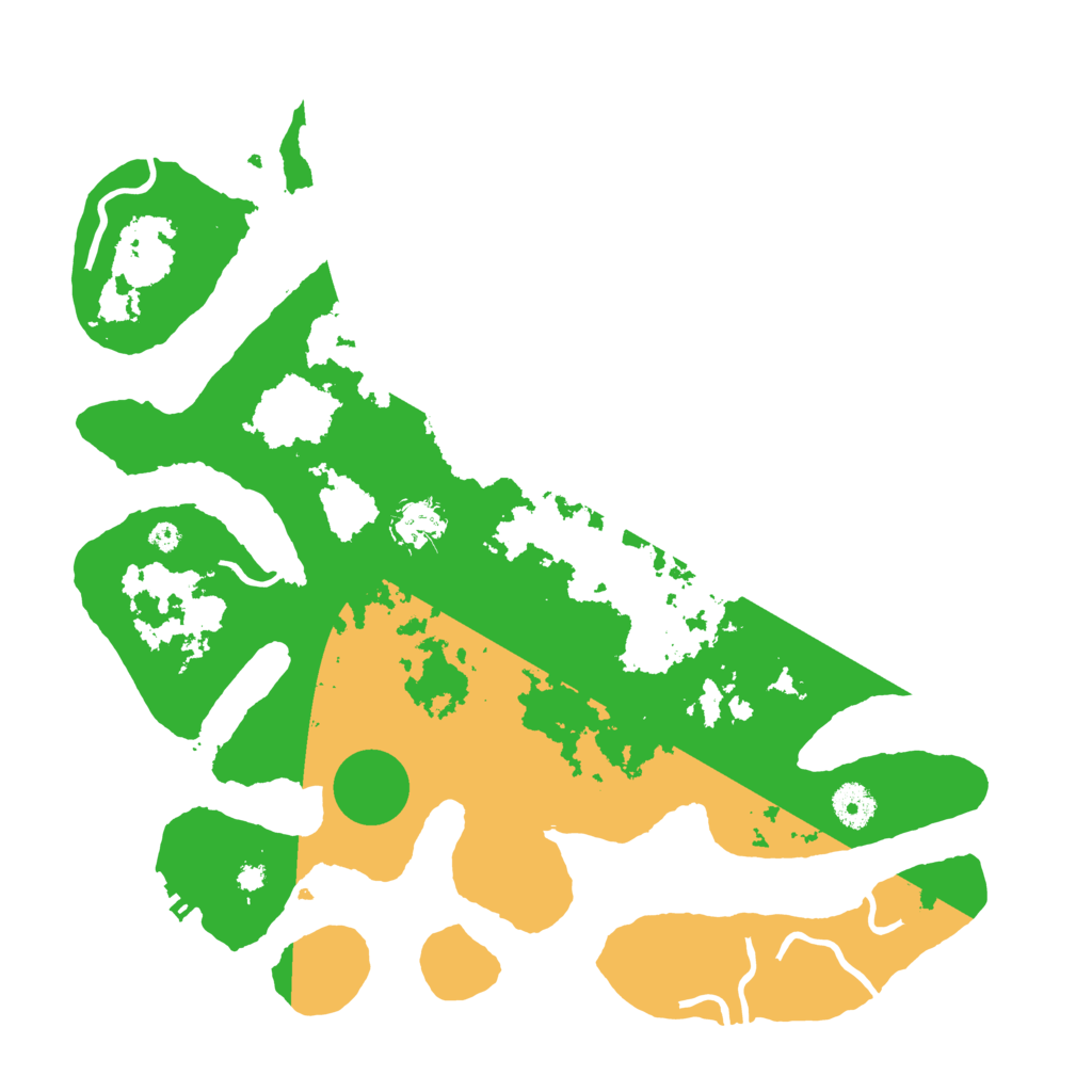 Biome Rust Map: Procedural Map, Size: 3800, Seed: 5777982