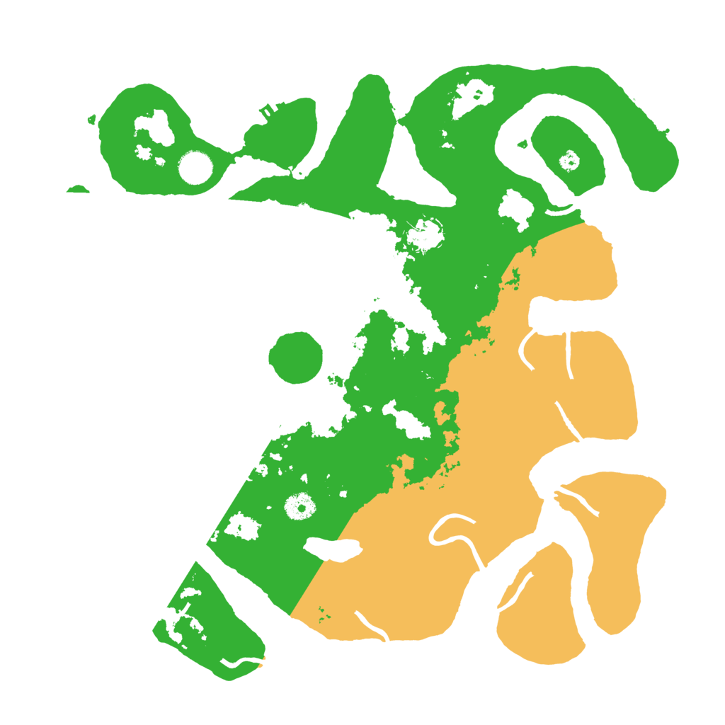 Biome Rust Map: Procedural Map, Size: 3800, Seed: 301120