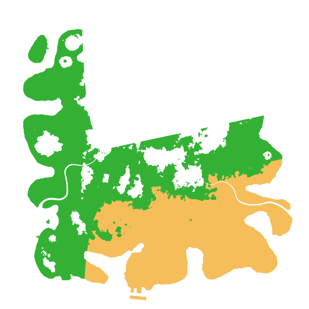 Biome Rust Map: Procedural Map, Size: 3800, Seed: 907489