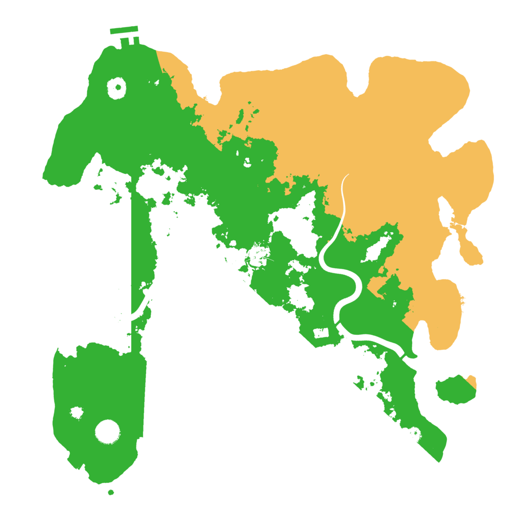 Biome Rust Map: Procedural Map, Size: 3800, Seed: 5485171