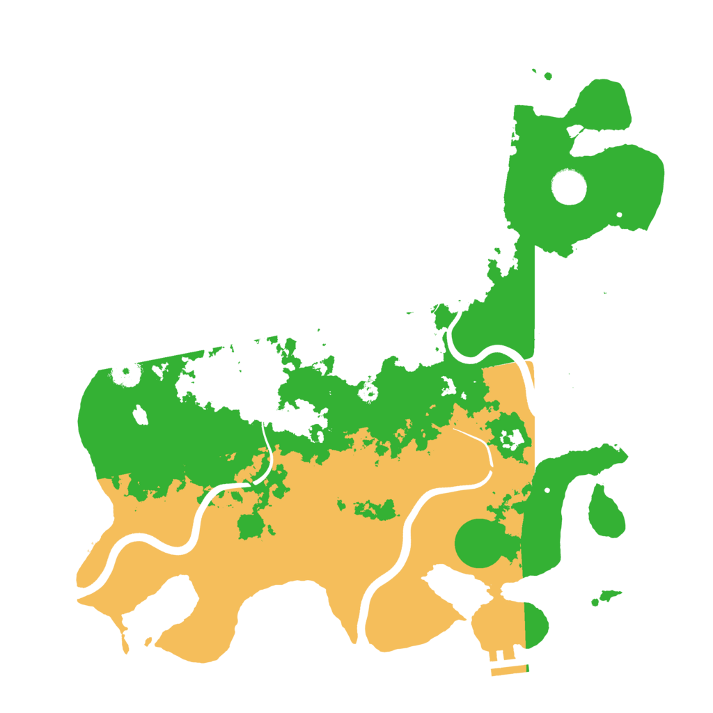 Biome Rust Map: Procedural Map, Size: 3800, Seed: 5009293