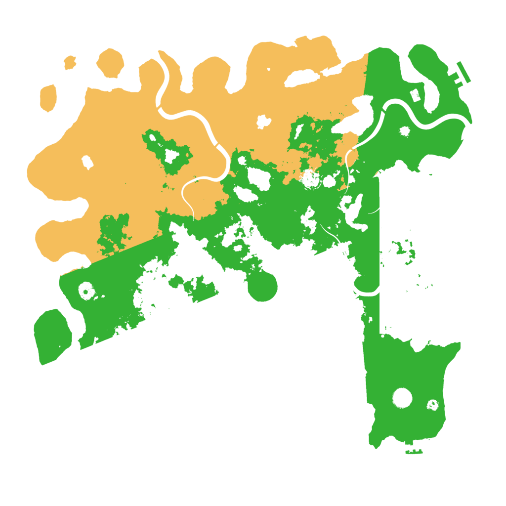 Biome Rust Map: Procedural Map, Size: 4500, Seed: 1891843296
