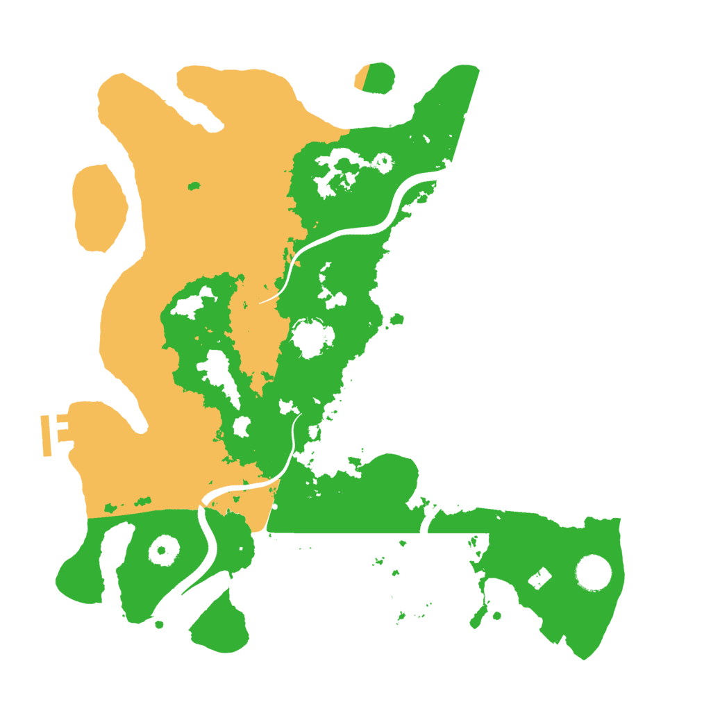 Biome Rust Map: Procedural Map, Size: 3500, Seed: 2869825
