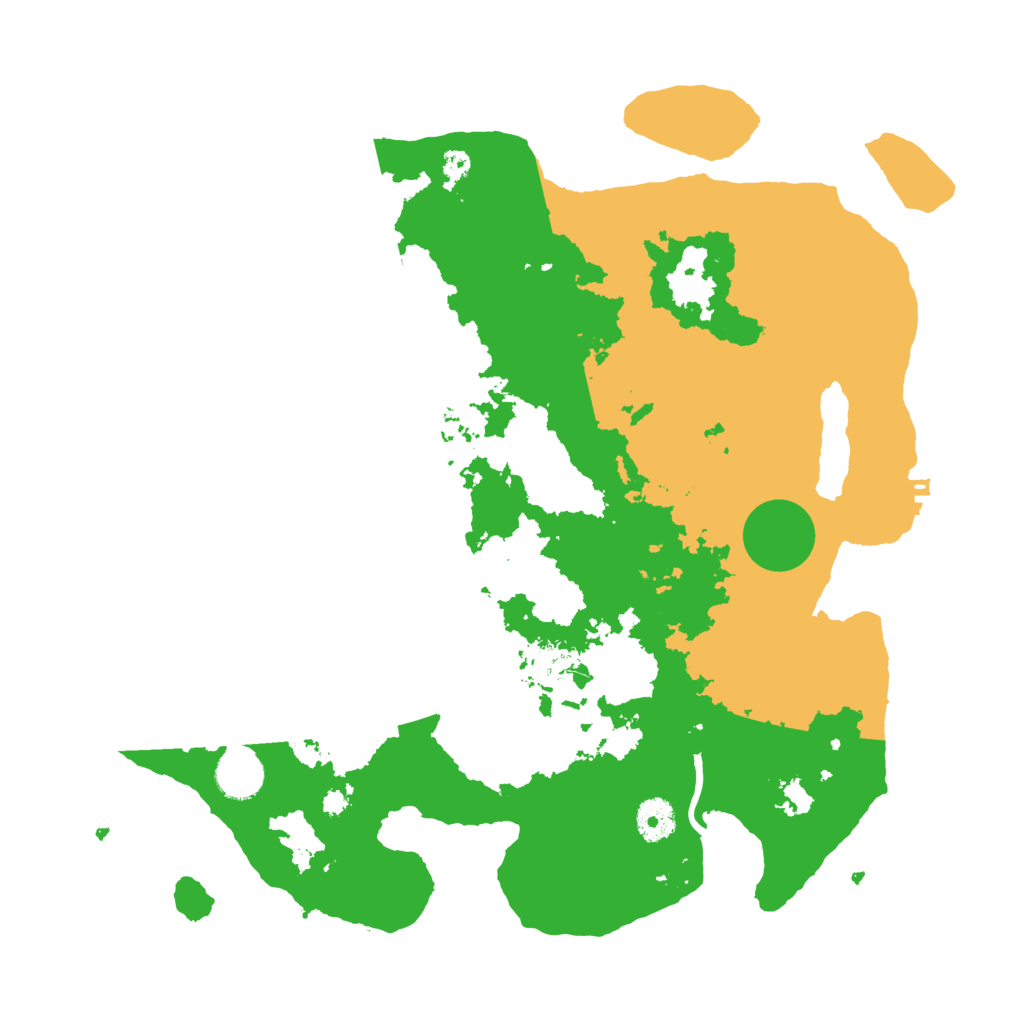 Biome Rust Map: Procedural Map, Size: 3750, Seed: 419042117