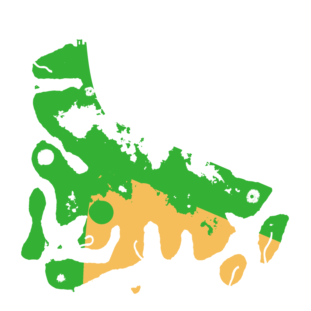 Biome Rust Map: Procedural Map, Size: 3500, Seed: 1783581