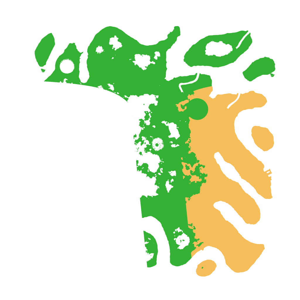 Biome Rust Map: Procedural Map, Size: 3700, Seed: 821721705