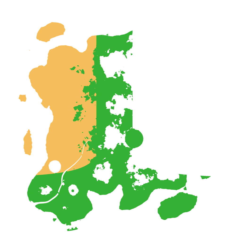 Biome Rust Map: Procedural Map, Size: 3500, Seed: 3489503