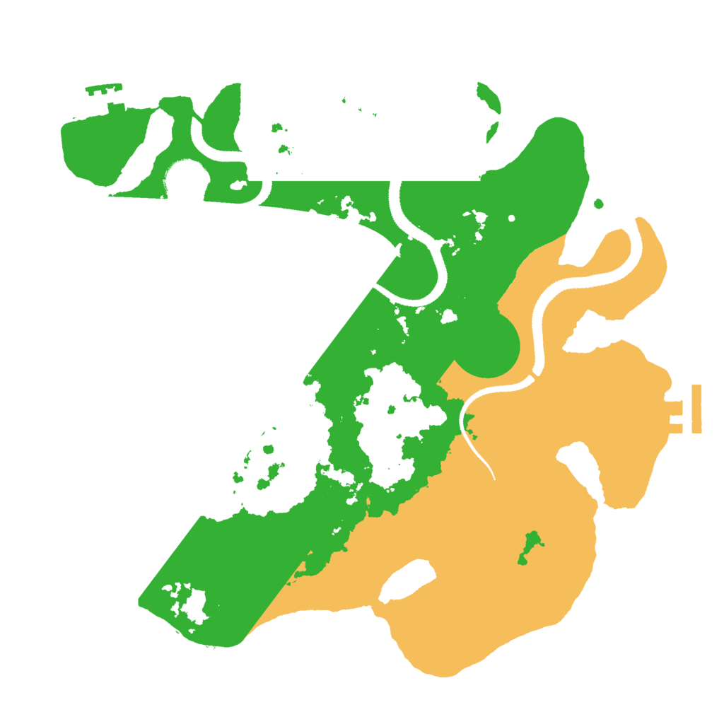 Biome Rust Map: Procedural Map, Size: 3000, Seed: 696918