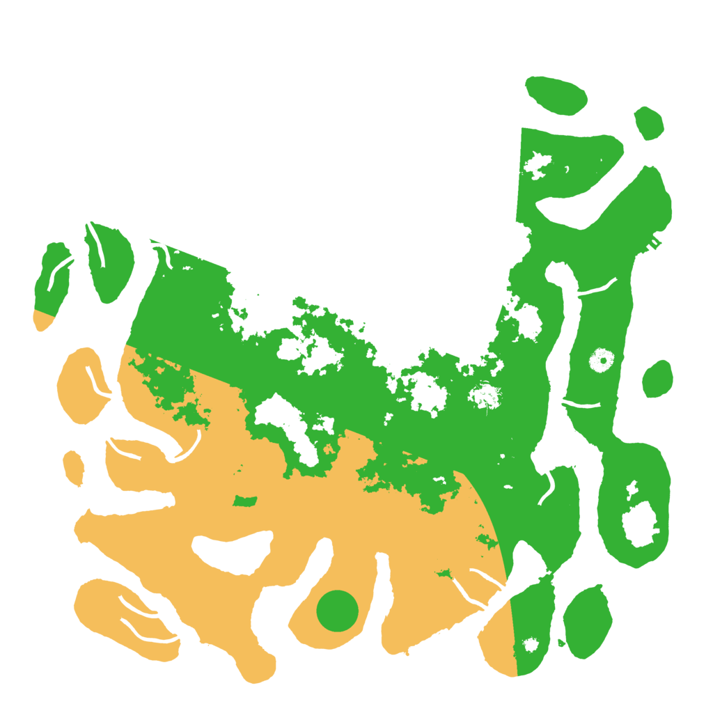 Biome Rust Map: Procedural Map, Size: 4500, Seed: 711120159