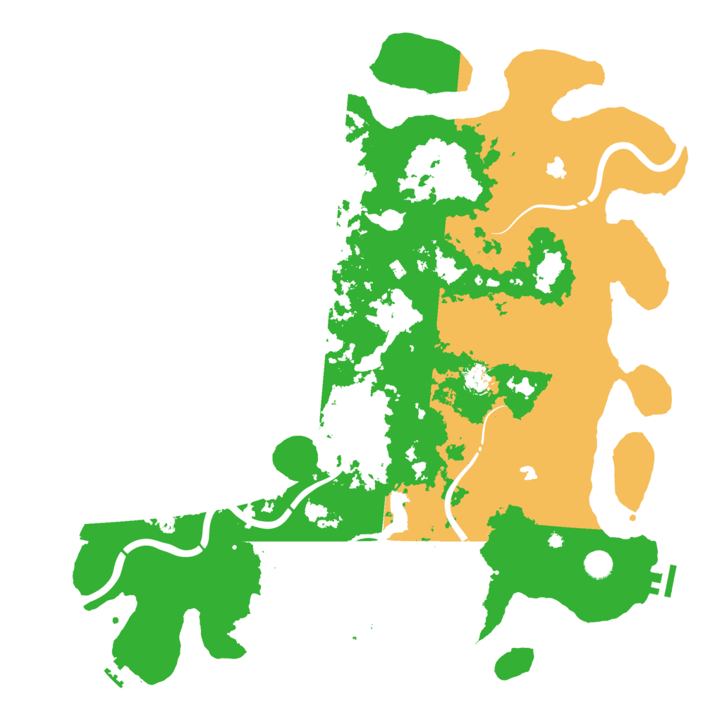 Biome Rust Map: Procedural Map, Size: 4500, Seed: 951502708