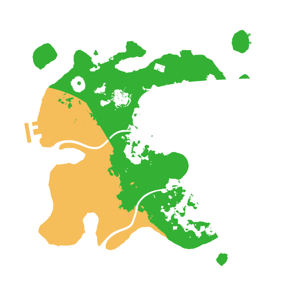 Biome Rust Map: Procedural Map, Size: 3000, Seed: 87639