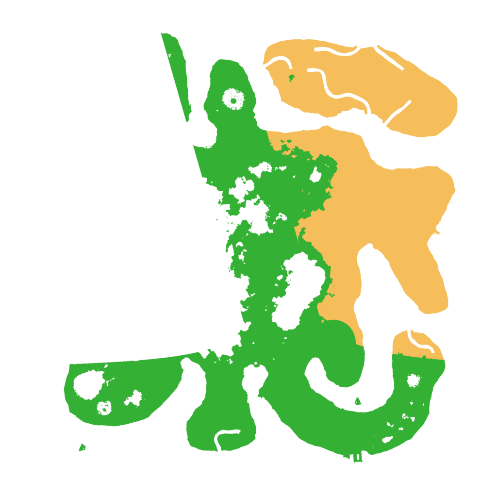 Biome Rust Map: Procedural Map, Size: 3500, Seed: 2510960