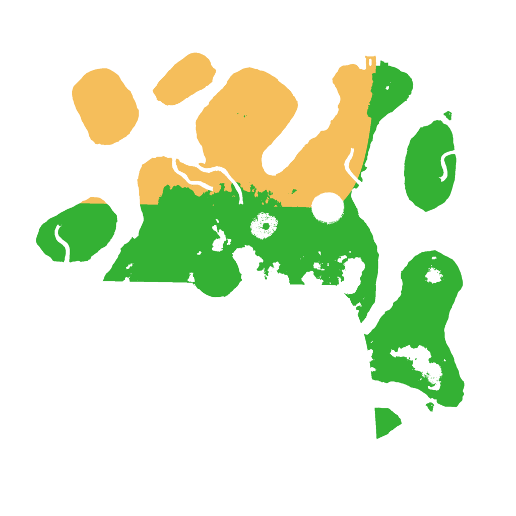 Biome Rust Map: Procedural Map, Size: 3000, Seed: 115933199