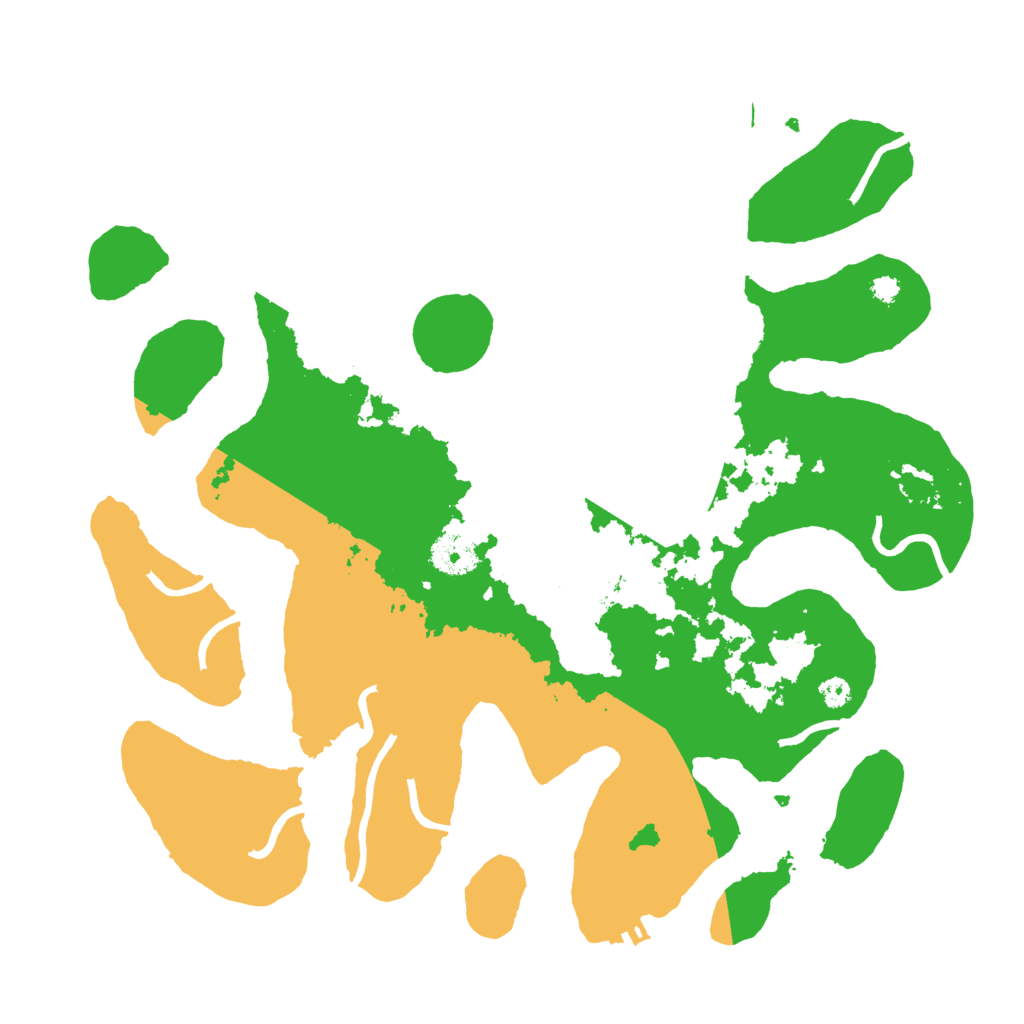 Biome Rust Map: Procedural Map, Size: 3500, Seed: 2369168