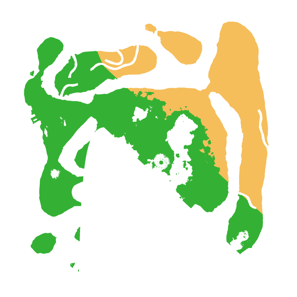 Biome Rust Map: Procedural Map, Size: 3000, Seed: 49058115