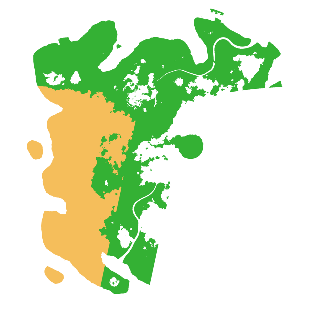 Biome Rust Map: Procedural Map, Size: 3500, Seed: 115180