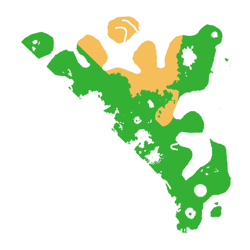 Biome Rust Map: Procedural Map, Size: 3500, Seed: 533451