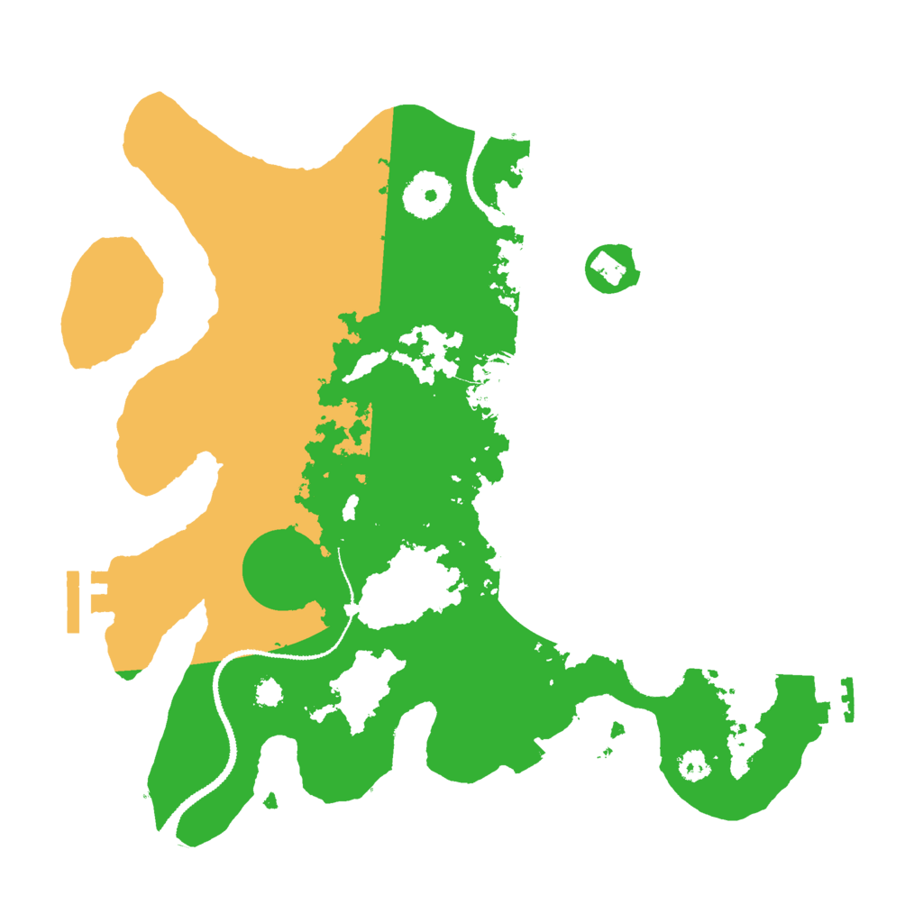 Biome Rust Map: Procedural Map, Size: 3000, Seed: 34538