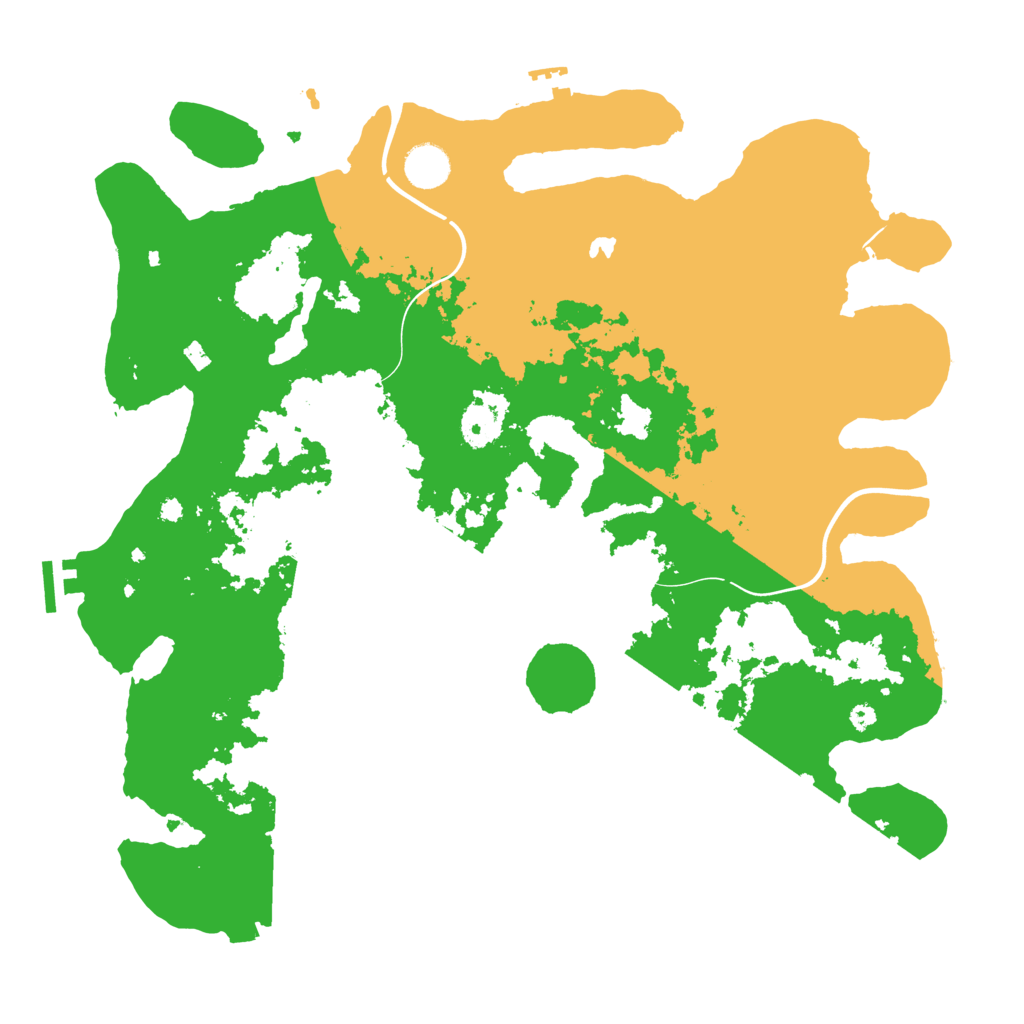 Biome Rust Map: Procedural Map, Size: 4000, Seed: 482458776