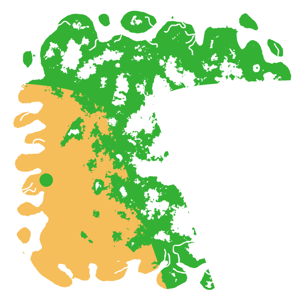 Biome Rust Map: Procedural Map, Size: 6000, Seed: 26587246