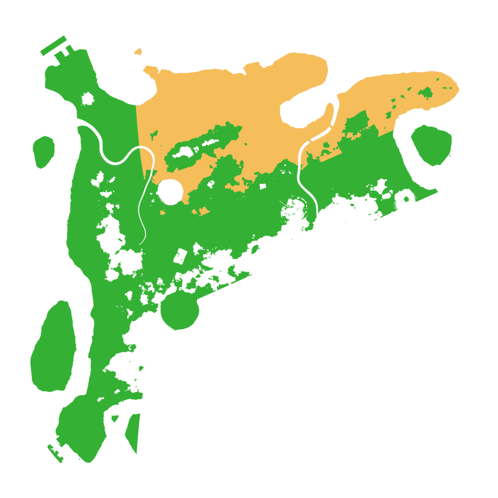 Biome Rust Map: Procedural Map, Size: 3500, Seed: 1862868207