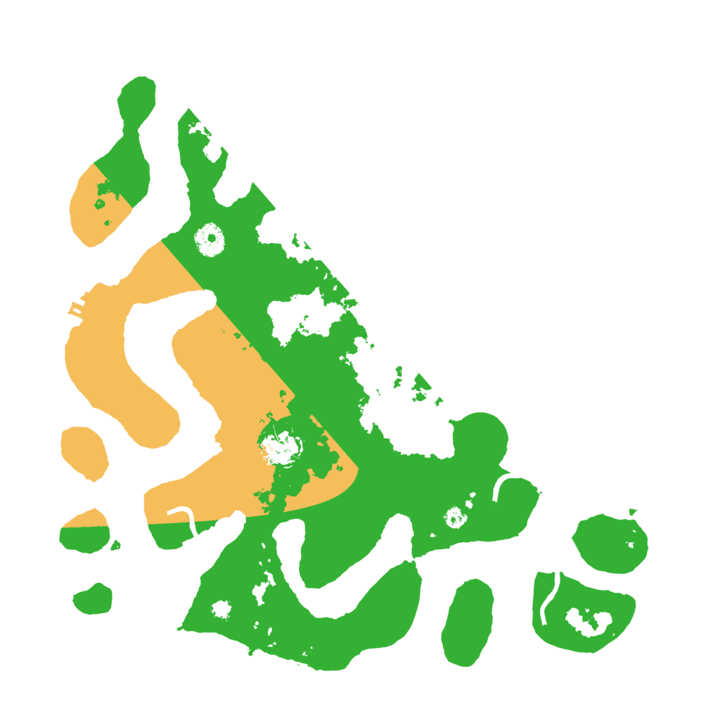 Biome Rust Map: Procedural Map, Size: 3500, Seed: 1564570