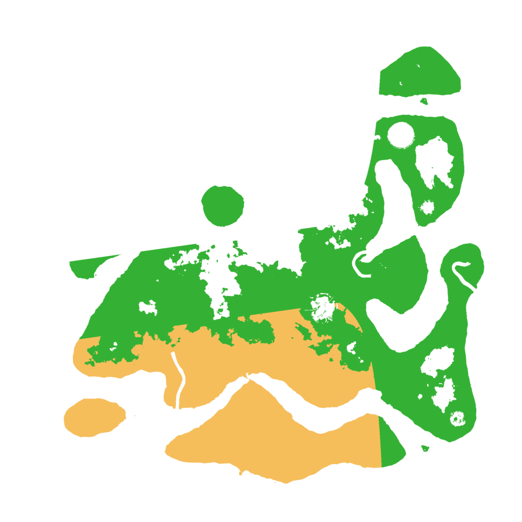 Biome Rust Map: Procedural Map, Size: 3500, Seed: 418385