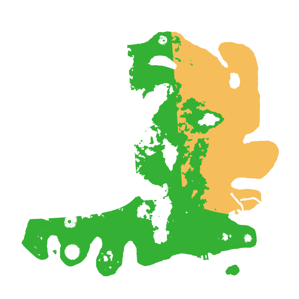 Biome Rust Map: Procedural Map, Size: 3500, Seed: 3738743