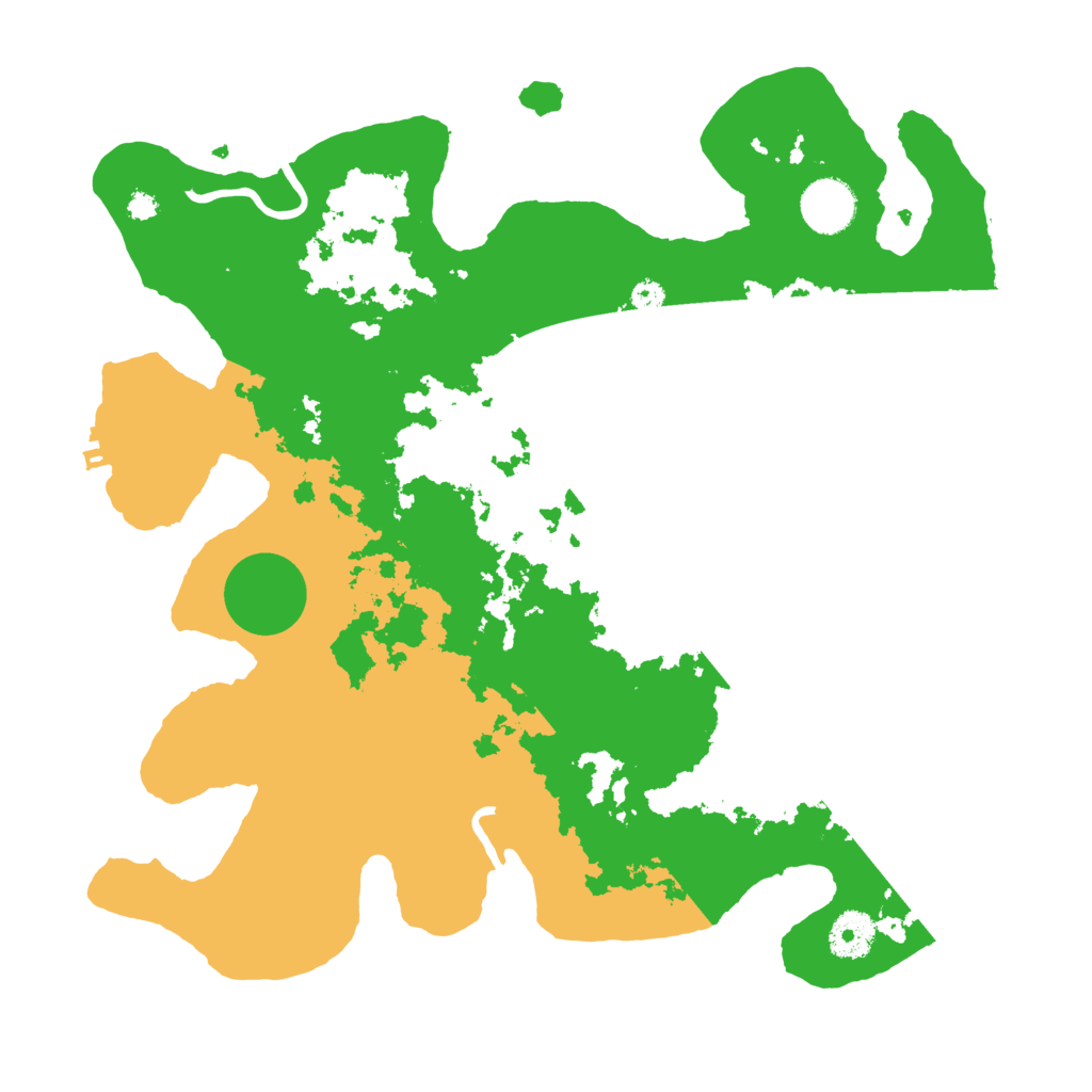 Biome Rust Map: Procedural Map, Size: 3500, Seed: 153941768
