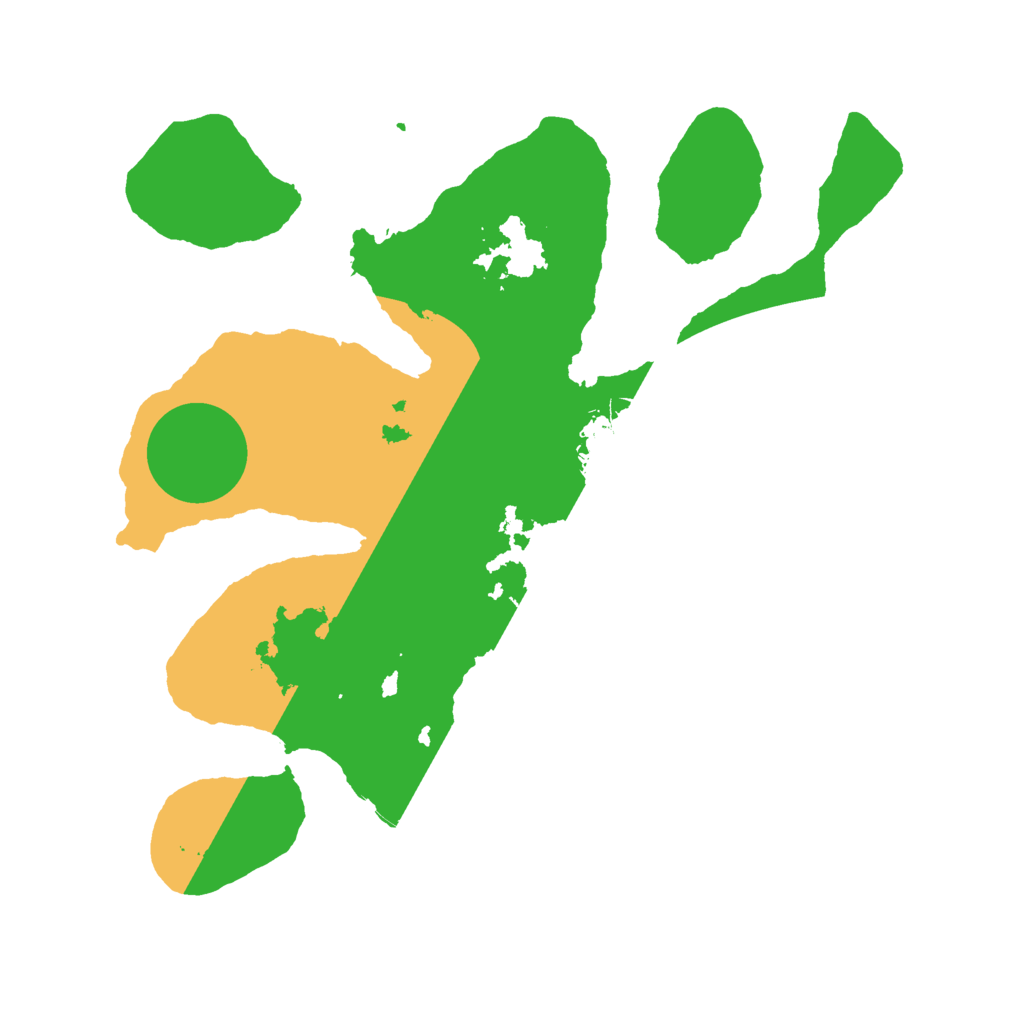 Biome Rust Map: Barren, Size: 2700, Seed: 741902794