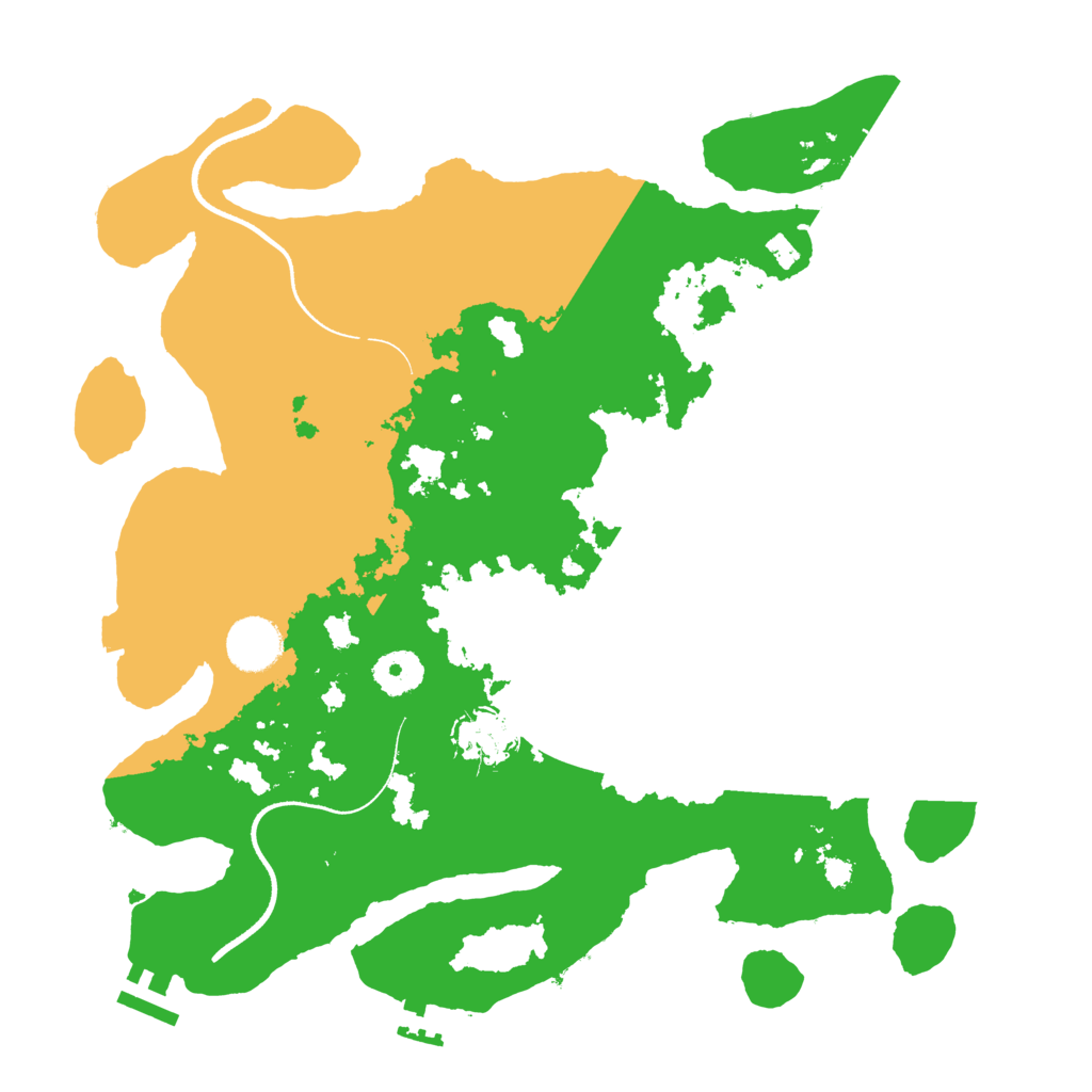 Biome Rust Map: Procedural Map, Size: 3500, Seed: 702955