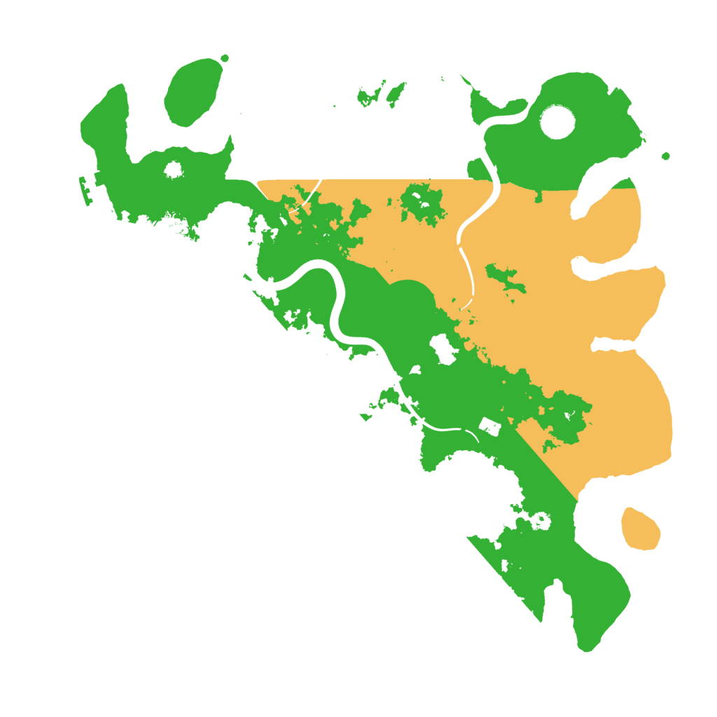 Biome Rust Map: Procedural Map, Size: 3700, Seed: 1755