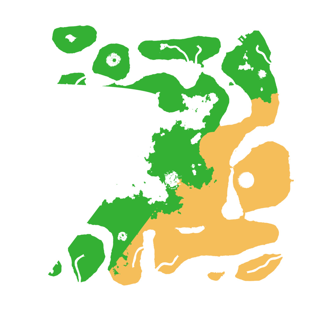 Biome Rust Map: Procedural Map, Size: 3500, Seed: 3742542