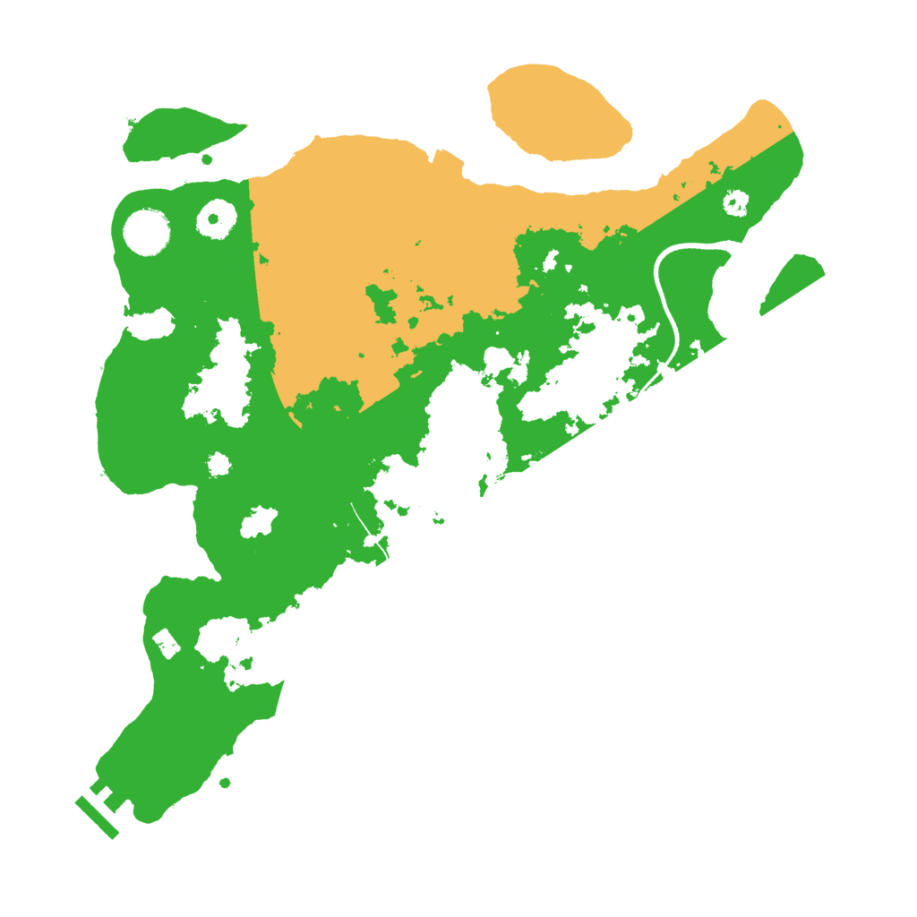 Biome Rust Map: Procedural Map, Size: 3500, Seed: 373037