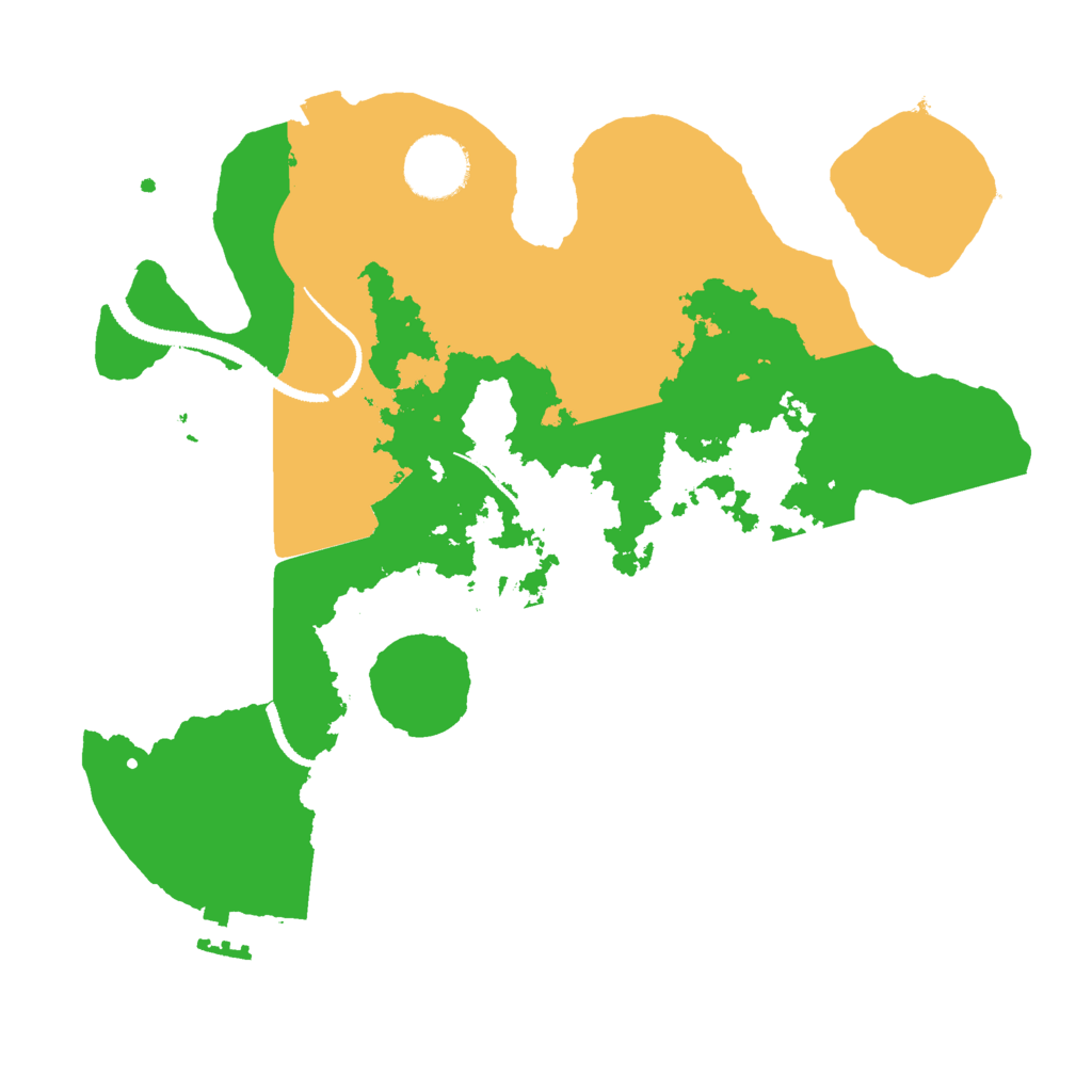 Biome Rust Map: Procedural Map, Size: 3000, Seed: 564267