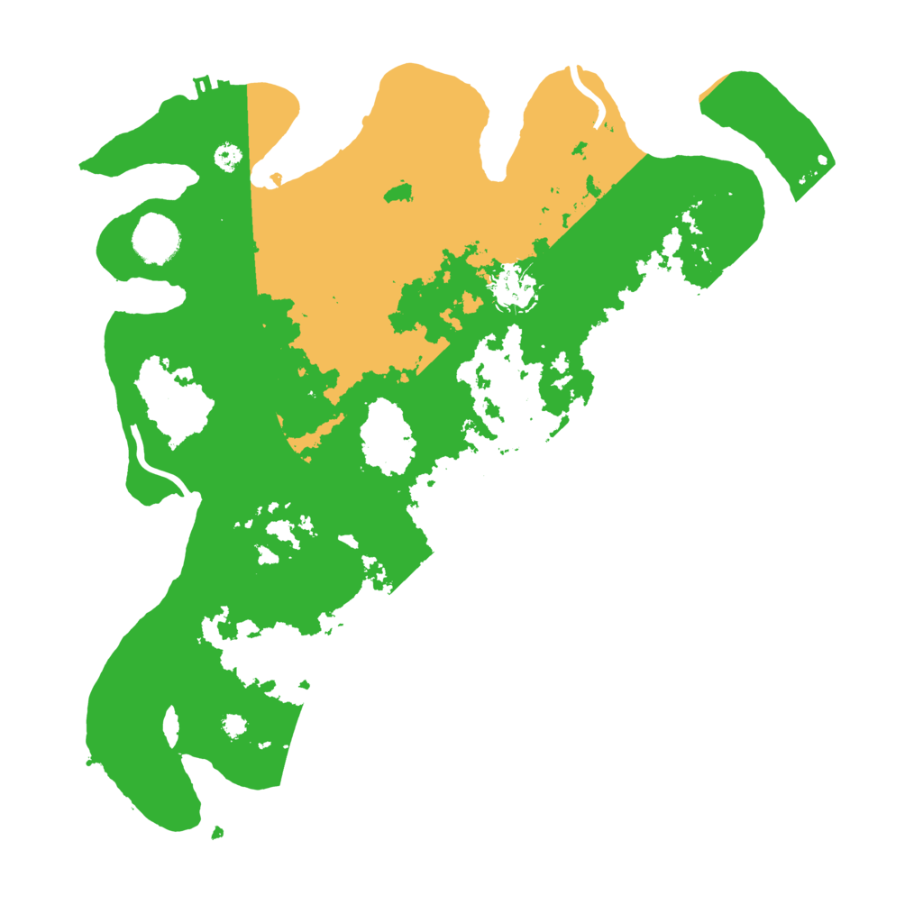 Biome Rust Map: Procedural Map, Size: 3500, Seed: 3622653