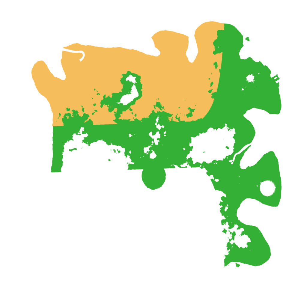 Biome Rust Map: Procedural Map, Size: 3500, Seed: 5577993