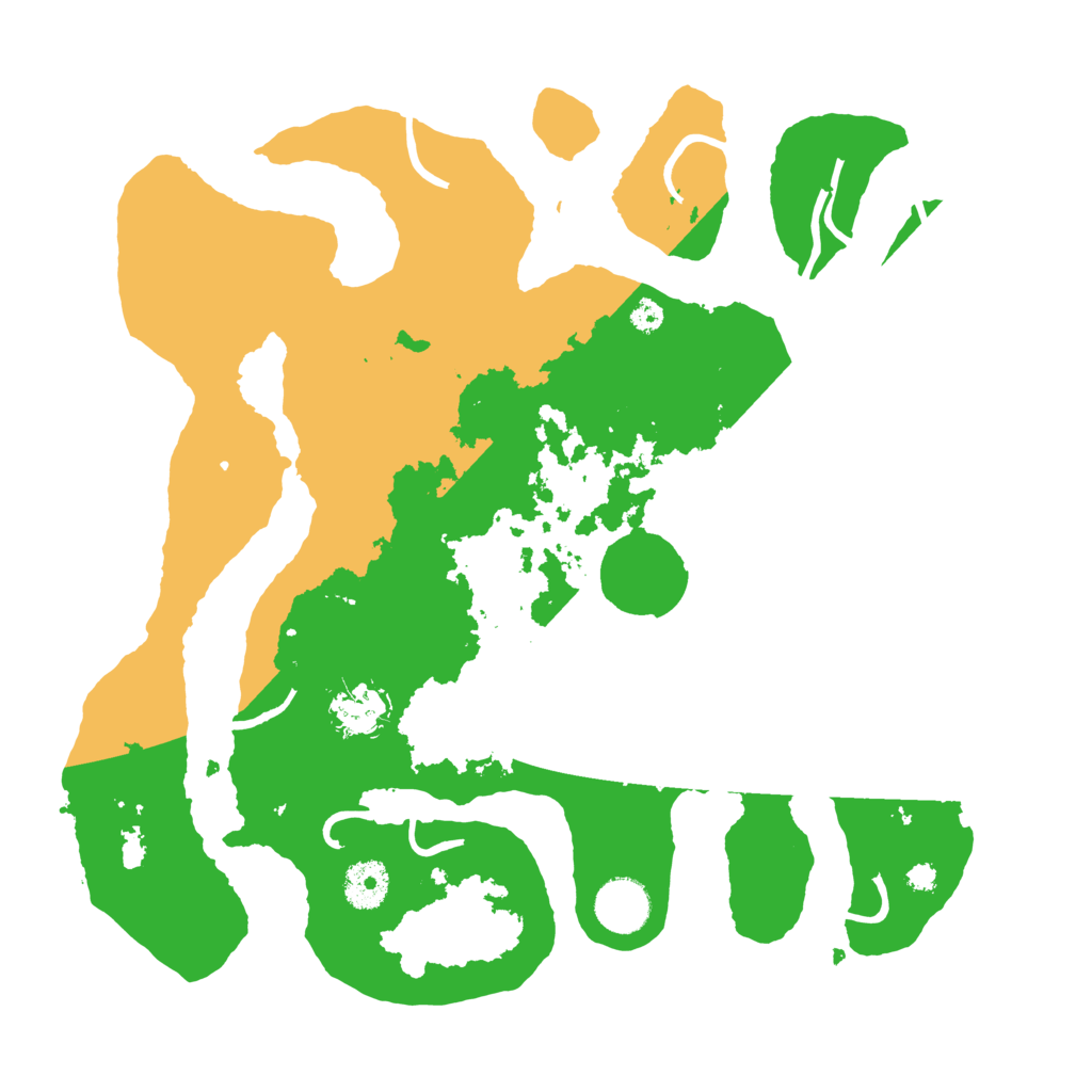 Biome Rust Map: Procedural Map, Size: 3500, Seed: 6134726