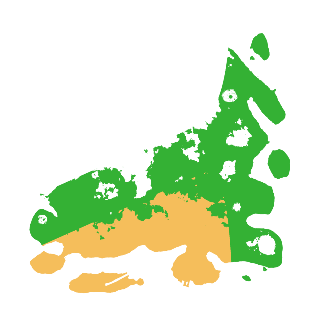 Biome Rust Map: Procedural Map, Size: 3500, Seed: 2588113